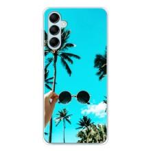 Силиконовый чехол с КАРТИНКАМИ лето для Samsung Galaxy M16 (AlphaPrint) (Взгляд лето)