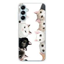 Силиконовый чехол с котиком для Samsung Galaxy M16 – Коты