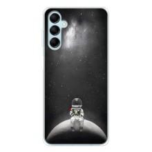 Силиконовый Чехол с принтом "Космонавты" на Samsung Galaxy M16 – Космонавт романтик