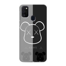 Чехлы для Samsung Galaxy M21 - Bearbrick Louis Vuitton (PREMIUMPrint) (БеарБрик глаза)