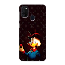 Чехлы для Samsung Galaxy M21 - Скрудж МакДак Louis Vuitton (PREMIUMPrint) (Скрудж с бриллиантом)