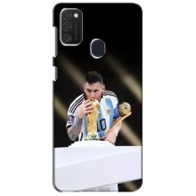 Чехлы Лео Месси Аргентина для Samsung Galaxy M21 (Кубок Мира)