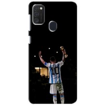 Чехлы Лео Месси Аргентина для Samsung Galaxy M21 (Лео Чемпион)