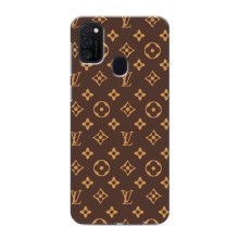 Чехлы Луи Витон для Samsung Galaxy M21 (AlphaPrint - LOUIS VUITTON) (фон LOUIS VUITTON)