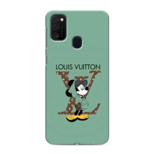 Чехлы Луи Витон для Samsung Galaxy M21 (AlphaPrint - LOUIS VUITTON) (Микки Маус LV)