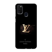 Чехлы Луи Витон для Samsung Galaxy M21 (AlphaPrint - LOUIS VUITTON) (ремешок LV)