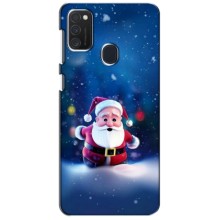 Чехлы на Новый Год Samsung Galaxy M21 – Маленький Дед Мороз
