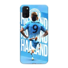 Чехлы с футболистом Ерлинг Холанд для Samsung Galaxy M21 (AlphaPrint) (Erling Haaland)