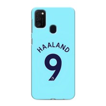 Чехлы с футболистом Ерлинг Холанд для Samsung Galaxy M21 (AlphaPrint) (Ерлинг Холанд 9)