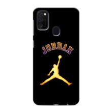 Чехлы для Samsung Galaxy M21 - с картинкой JORDAN (AlphaPrint) (Jordan Gold)