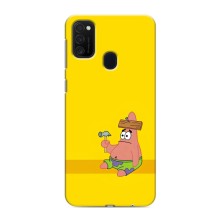 Чехлы с Патриком на Samsung Galaxy M21 (Ошибочка)