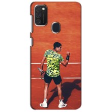 Чехлы с принтом Спортивная тематика для Samsung Galaxy M21 (Алькарас Теннисист)