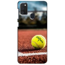 Чехлы с принтом Спортивная тематика для Samsung Galaxy M21 (Теннисный корт)