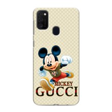 Чехол Disney Mouse Samsung Galaxy M21 (PREMIUMPrint) (Mikki Gucci)