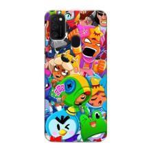 Чехол для Samsung Galaxy M21 Бравл Старс (VPrint)