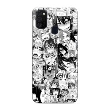 Анимешный чехол для Samsung Galaxy M21 (Ahegao manga)