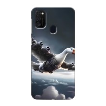 Чехол с мемом Тралалело тралала на Samsung Galaxy M21 (Бомбардини гусини)