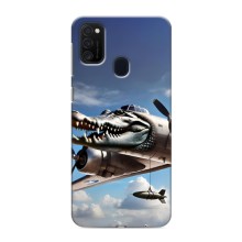 Чехол с мемом Тралалело тралала на Samsung Galaxy M21 (Бомбардиро крокодило)