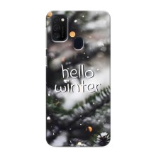 Новогодние, Праздничные Чехлы для Samsung Galaxy M21 - 2024 год (Hello winter)