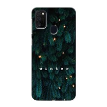 Новогодние, Праздничные Чехлы для Samsung Galaxy M21 - 2024 год (Winter)