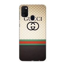 Чехлы ГУЧЧИ для Самсунг М21s (AlphaPrint) (GUCCI стиль)