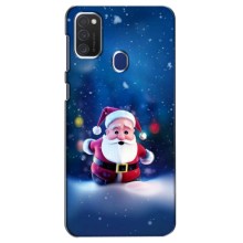 Чехлы на Новый Год Samsung Galaxy M21s – Маленький Дед Мороз