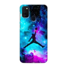 Чехлы для Samsung Galaxy M21s - с картинкой JORDAN (AlphaPrint) (Яркий Джордан)