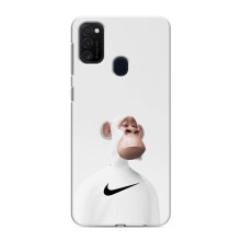 Чехлы с Обезьянами NFT для Samsung Galaxy M21s (AlphaPrint) (обезьяна NFT Nike)