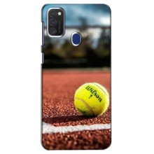Чехлы с принтом Спортивная тематика для Samsung Galaxy M21s – Теннисный корт