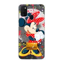 Чохол Disney Mouse Samsung Galaxy M21s (PREMIUMPrint) – Minni з бантіком