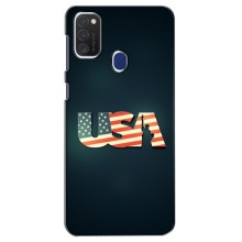 Чехол Флаг USA для Samsung Galaxy M21s – USA