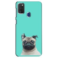 Бампер для Samsung Galaxy M21s с картинкой "Песики" – Собака Мопс