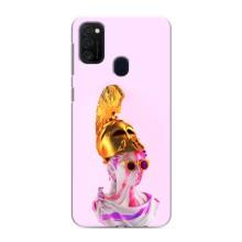 Чохол з Прикольним Принтом на Samsung Galaxy M21s (АРТ Статуя)
