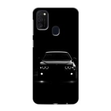 Чехол для Самсунг М21s - с принтом БМВ (AlphaPrint) (Машина BMW)