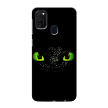 Чехол дракон Беззубик для Samsung Galaxy M21s – Глаза Беззубика
