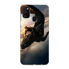 Чехол дракон Беззубик для Samsung Galaxy M21s – Полет Беззубика