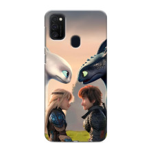 Чехол как приручить дракона на Samsung Galaxy M21s – Гикавка и Астрид