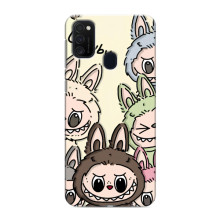 Чохол з Лабубу на Samsung Galaxy M21s (Колаж Лабубу)