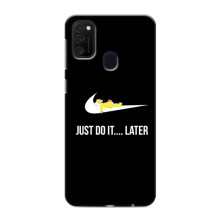 Чехол с логотипом Найк на Samsung Galaxy M21s – Nike just do it