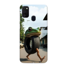 Чохол з мемами траралело тралала для Samsung Galaxy M21s – Бонека амбалабу