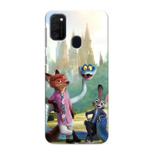 Чехол Зоотрополіс на Samsung Galaxy M21s – Ник Джуди и змея