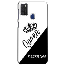 Именные  Женские Чехлы для Samsung Galaxy M21s – KRISTINA