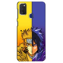 Купить Чехлы на телефон с принтом Anime для Самсунг М21с – Naruto Vs Sasuke