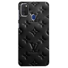 Текстурный Чехол Louis Vuitton для Самсунг М21с – Черный ЛВ