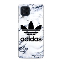 Чехлы Адидас для Samsung Galaxy M22 (AlphaPrint) (Адидас на мраморе)