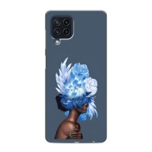 Чехлы (ART) Цветы на Samsung Galaxy M22 (VPrint) (Цветы на голове)