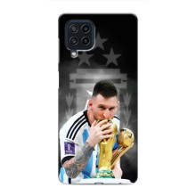 Чехлы для Samsung Galaxy M22 (Leo чемпион) (AlphaPrint) (Месси Чемпион)