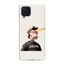 Чехлы с Обезьянами NFT для Samsung Galaxy M22 (AlphaPrint) (обезьяна NFT в очках)