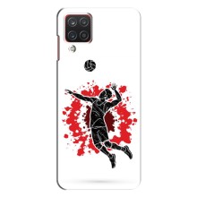 Чехлы с принтом Спортивная тематика для Samsung Galaxy M22 (Волейболист)