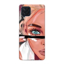 Чехол с печатью для Samsung Galaxy M22 - (Мода) (AlphaPrint) – Макияж